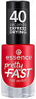 Лак для ногтей «Pretty fast», оттенок 03 Ready steady red