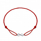 Браслет из серебра с фианитами