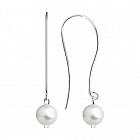 Серьги из серебра с жемчугом Swarovski