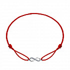 Браслет из серебра с фианитами