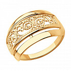 Кольцо из золоченого серебра