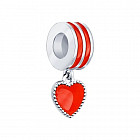 Подвеска-шарм из серебра с эмалью