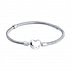 Браслет для шармов из серебра