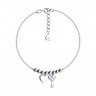 Браслет из серебра с эмалью