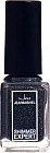 Лак для ногтей с эффектом геля «Shimmer», оттенок S102 Черный искрящийся