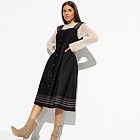 Сарафан женский из Костюм женскийной ткани В стиле Леди Ди