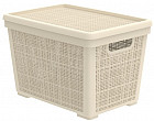 Корзина с крышкой «Лён»