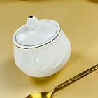 Сахарница с крышкой «Крокус золото»