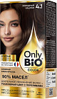 Крем-краска для волос стойкая «Only bio color», оттенок, 4.1 Холодный каштан