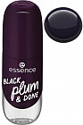 Лак для ногтей «Gel nail colour», оттенок 84 Black plum & Done