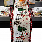 Новогодняя дорожка на стол «Волшебный лес»