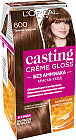 Краска-уход для волос стойкая «Casting Creme Gloss» без аммиака, оттенок 600 Темно-русый