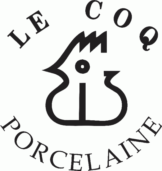 Le coq porcelaine