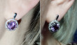 Отзыв на Серьги из серебра с аметистами и фианитами от Ирина