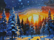 Отзыв на Картина по номерам «Зимняя ночь» от Кундыз
