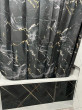 Отзыв на Штора для ванной «Marble black+gold» от Жанна