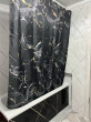 Отзыв на Штора для ванной «Marble black+gold» от Жанна