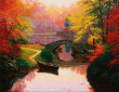 Отзыв на Алмазная мозаика «Мост в осеннем лесу» (без подрамника, с полным заполнением) от Sevda