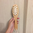 Отзыв на Щетка деревянная двусторонняя с массажером (22 см) от Улжан