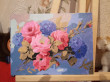 Отзыв на Картина по номерам «Гортензии с розами» от Татьяна