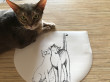 Отзыв на Коврик под миску «Кошечка» от Елена