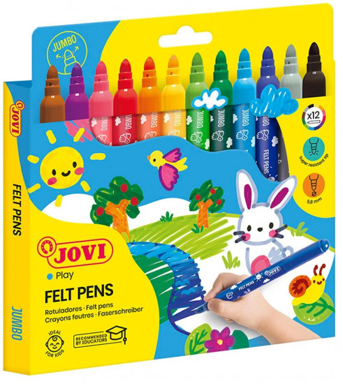 Фломастеры «Maxi» (12 цветов)