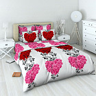 Комплект постельного белья «Мендельсон» (арт. 3015/1, семейный, бязь, 2 наволочки 70х70)