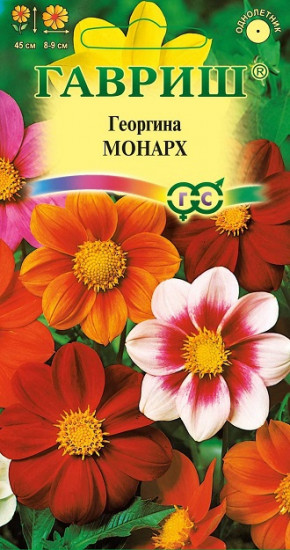 Семена. Георгина «Монарх», (смесь), 0,3 г