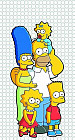 Полотенце махровое «Семейка Simpsons» (70х140 см)