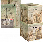 Короб картонный «Travelling Paris» (2 шт), складной, большой