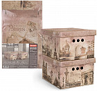 Короб картонный «Travelling Paris» (2 шт), складной, малый