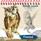 Скетчбук «Внимательная сова» (80 листов, А6)