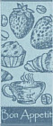 Полотенце махровое «Breakfast» (ДМ-люкс, 30х70)