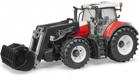 Трактор «Case IH Optum 300 CVX с прицепом Krampe Tandem-Halfpipe»