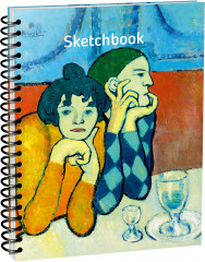 Скетчбук «Арлекин и его подружка» А5 (100 листов)