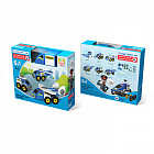 Магнитный конструктор «Полицейская техника»