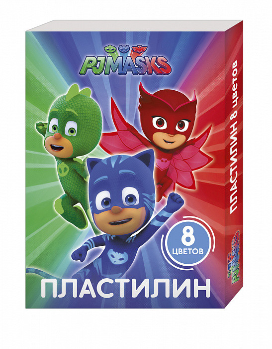 Пластилин (8 цветов) | Герои в масках