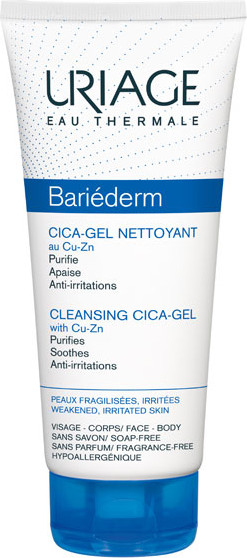 Гель очищающий «CICA» | Bariederm | Uriage