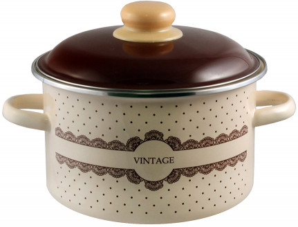Кастрюля эмалированная «Vintage»