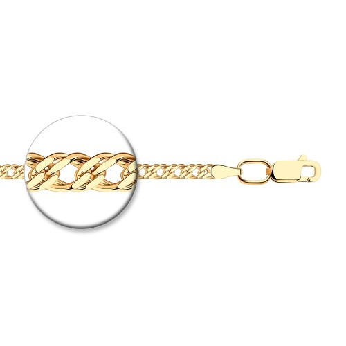 Цепь из золочёного серебра