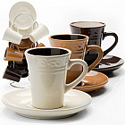 Набор чайный на подставке (13 предметов, 90 мл)