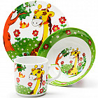 Набор посуды «Жираф» (3 предмета)