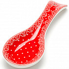 Подставка для ложки «Белый горох» (24,8 см)