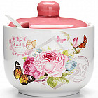 Сахарница с ложкой «Батерфляй» (520 мл)