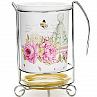 Подставка для столовых приборов «Пионы» (высота 16,5 см)