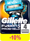 Кассеты сменные для мужской бритвы Gillette Fusion ProShield Chill (4 шт)