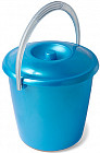 Ведро с крышкой «Соло» (3 л), бирюзовое