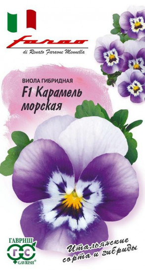 Виола гибридная «Карамель морская F1», 10 шт