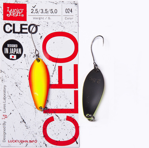 Блесна колеблющаяся «Cleo», 2,5 г, цвет 024