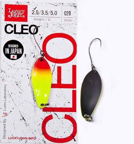 Блесна колеблющаяся «Cleo», 5 г, цвет 028